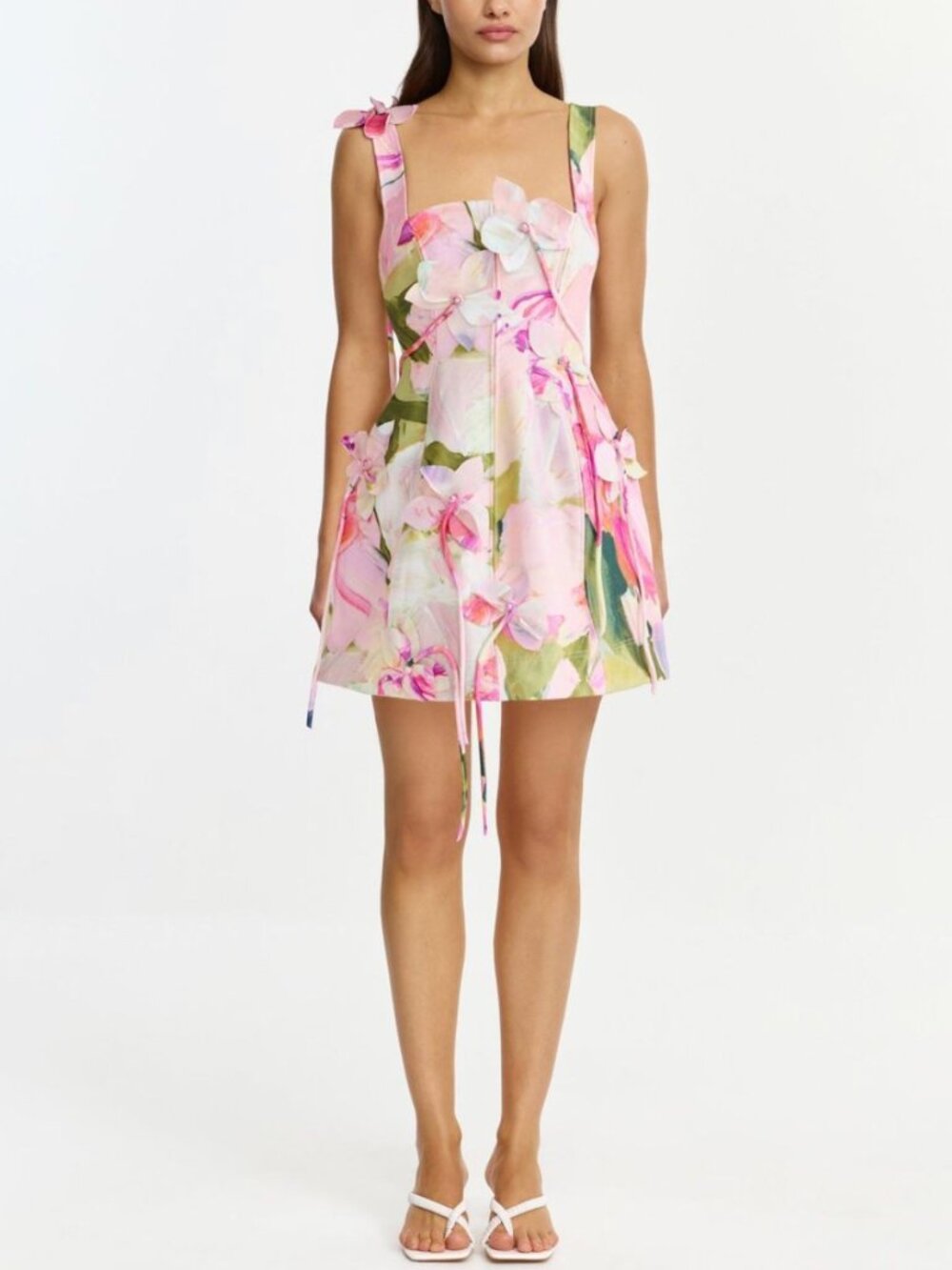 Acler Forever Young Reeve Mini Dress AU8/US4 Garden Afternoon - Picture 1 of 10